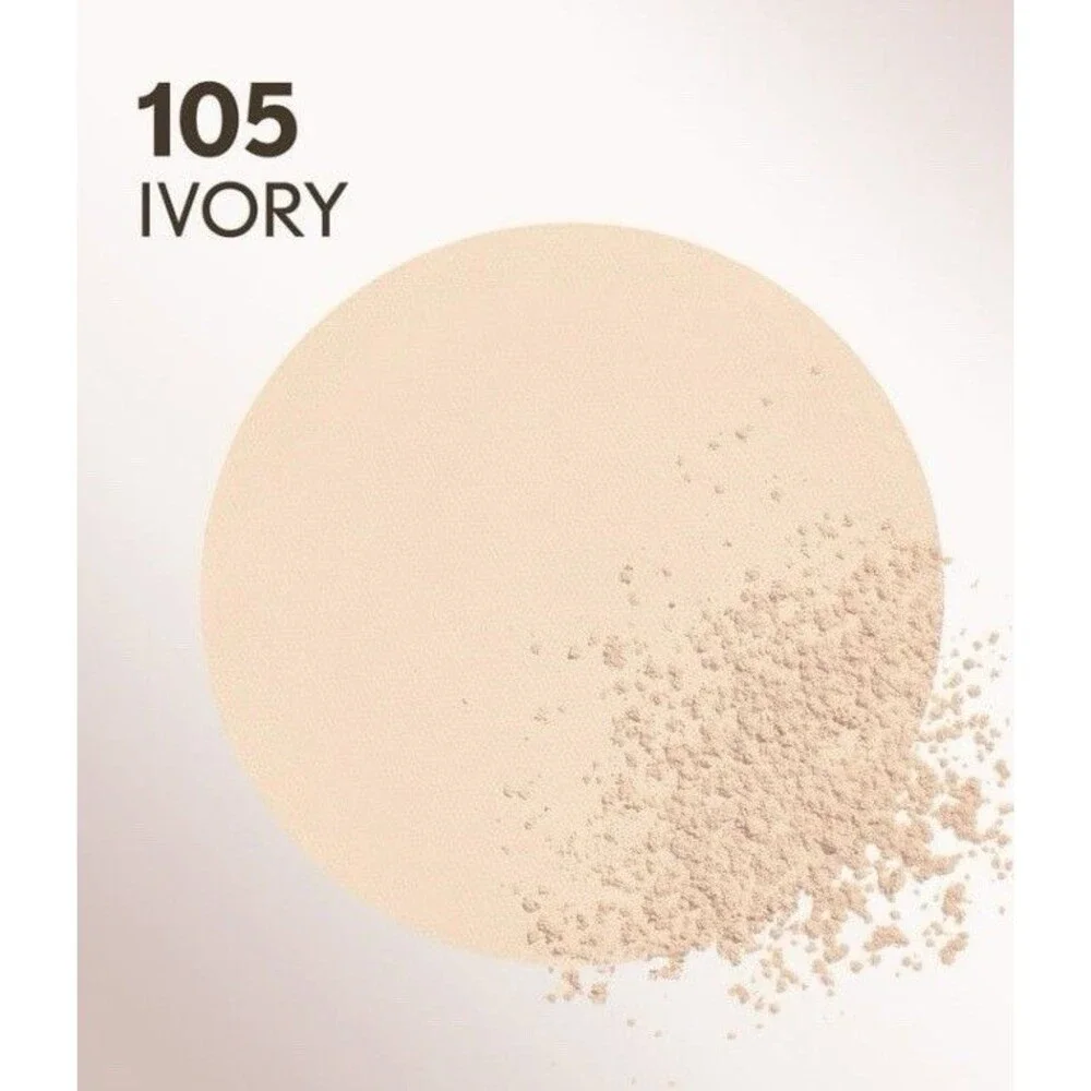 1x Covergirl Clean Invisible Loose Powder, 105 Ivory 0.39oz